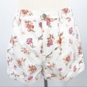 American Eagle Floral Mom Shorts